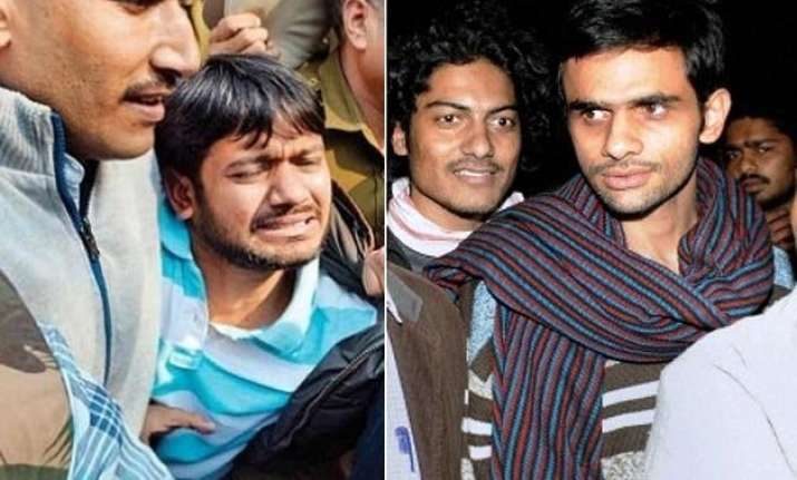 police grills jnusu president kanhaiya kumar umar khalid