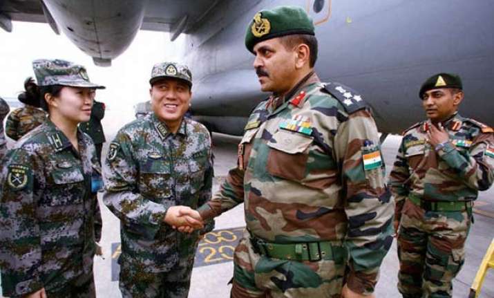 indian chinese troops meet on lac commit to cordial ties