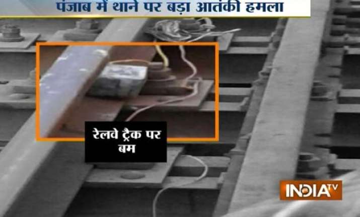 punjab five live bombs found on railway track