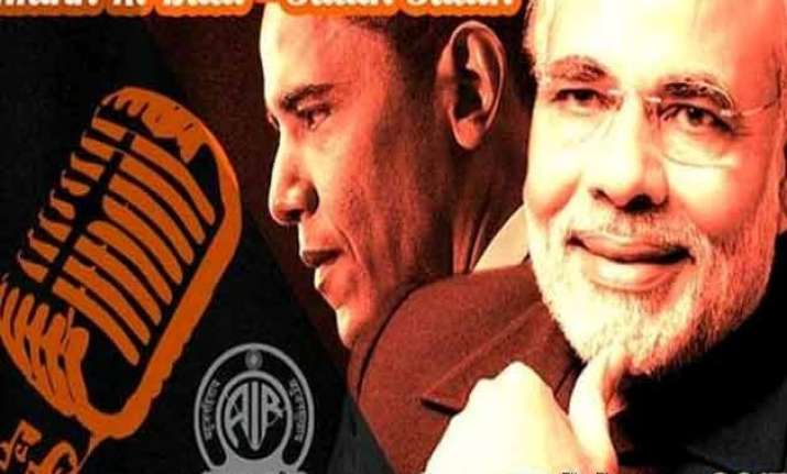 modi obama man ki baat on jan 27 at 8pm