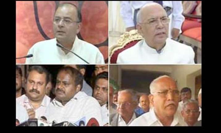bjp leaders meet pm demand bhardwaj s recall
