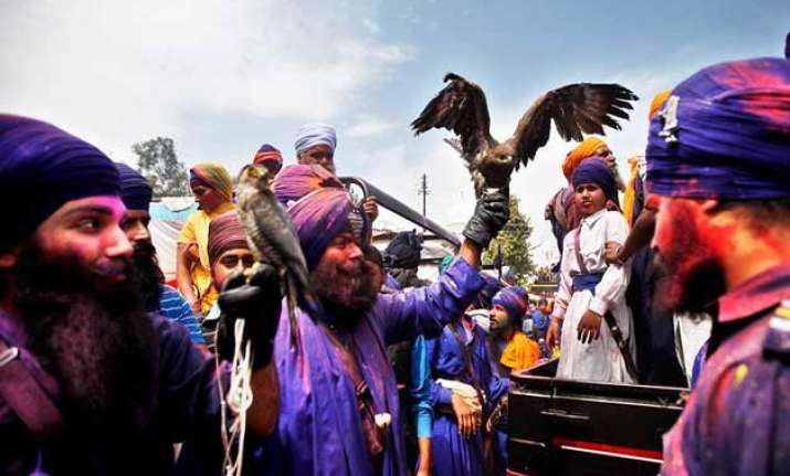 Image result for hola mohalla in punjabi