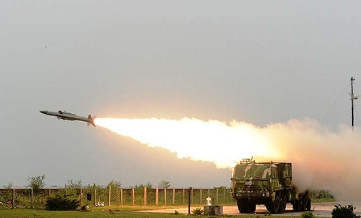 army inducts indigenously built surface to air missile akash