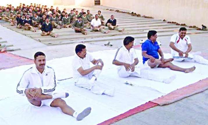 bsf starts yoga for troops to combat stress sleep deficiency