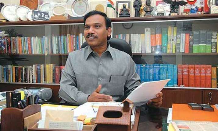raja rules out resignation on 2g spectrum issue