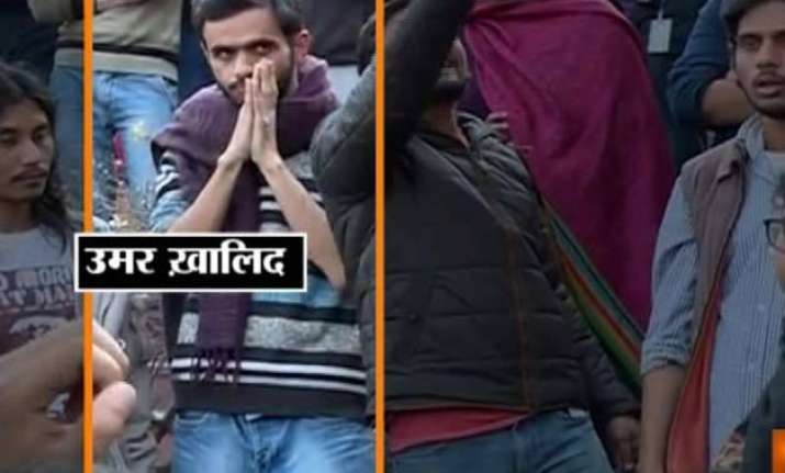 jnu row accused umar khalid anirban surrender to delhi