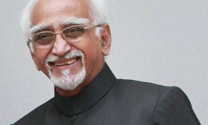 vice president hamid ansari greets citizens on eid ul zuha
