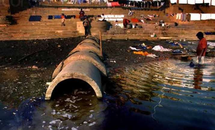 two thirds of sewage from towns flows into ganga