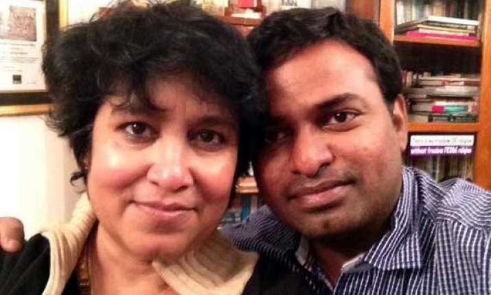 taslima nasreen tweets her photo with 20 year younger