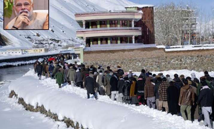 pm modi offers assistance to avalanche hit afghanistan