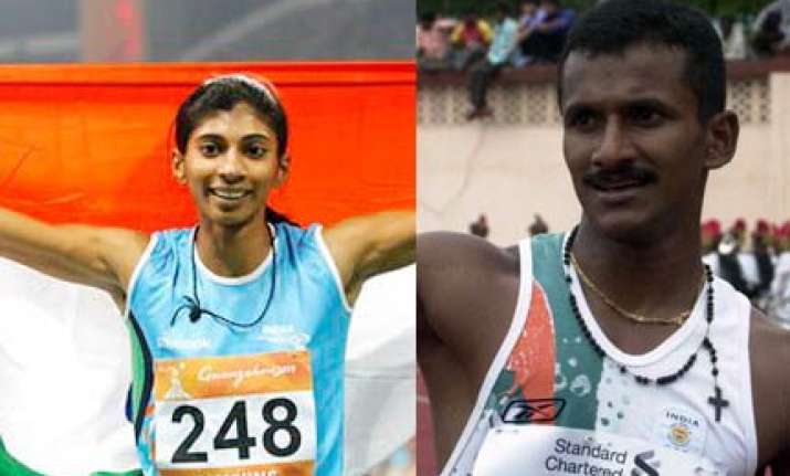 ashwini and joseph set track ablaze india win three golds