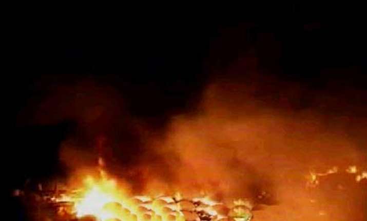 major fire in army ammunition depot in panagarh