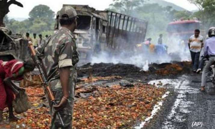 chronology of major recent maoist attacks in india