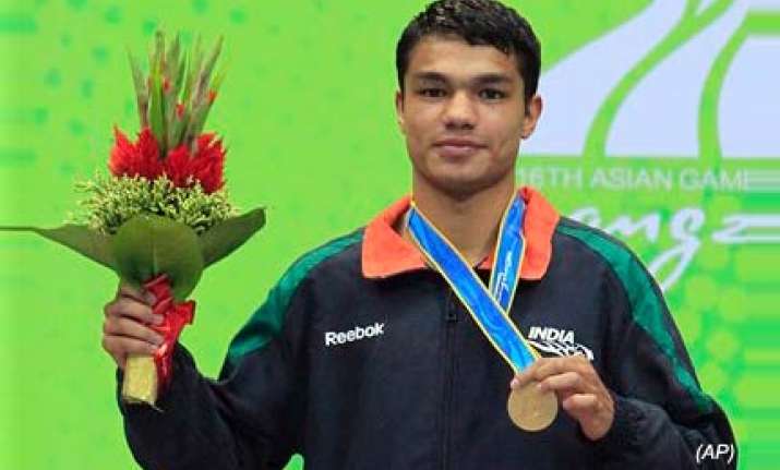 vikas ends boxing gold drought in asiad dinesh gets silver
