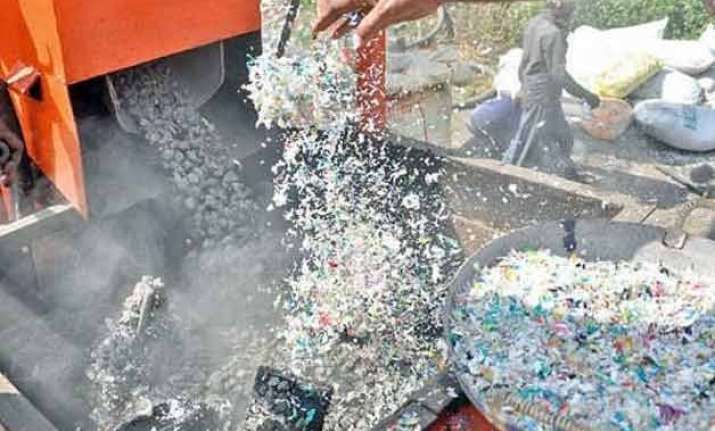 only indian city that uses waste plastic from homes for