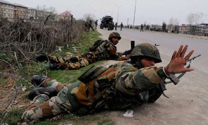 three injured in attack on army camp in jammu
