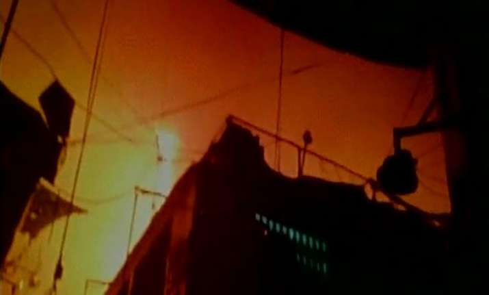 major fire in south mumbai s crawford market