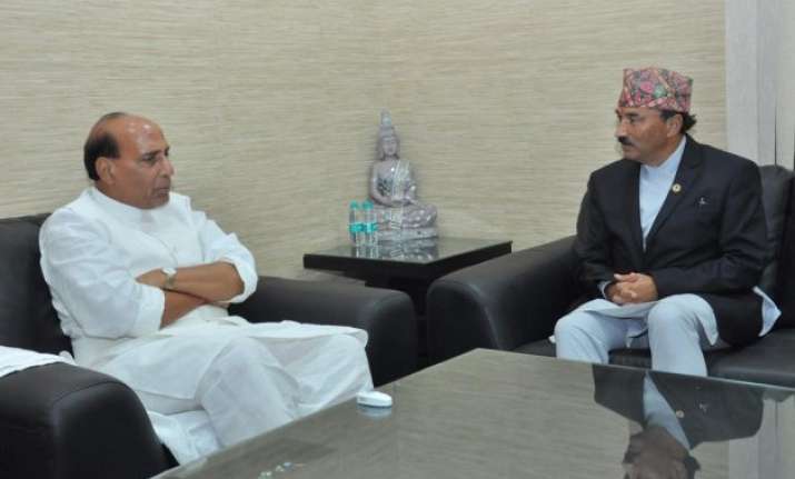 nepal s deputy pm meets rajnath singh