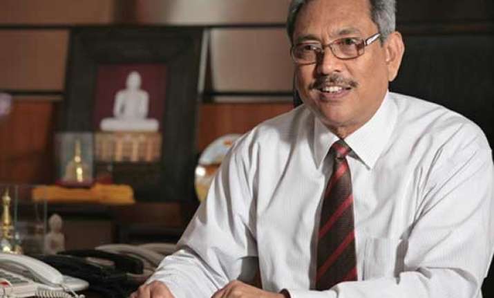 lankan defence secretary gotabaya rajapaksa meets arun
