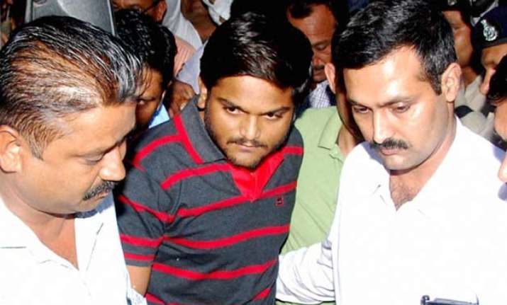 hardik patel s intention was to wage war against gujarat