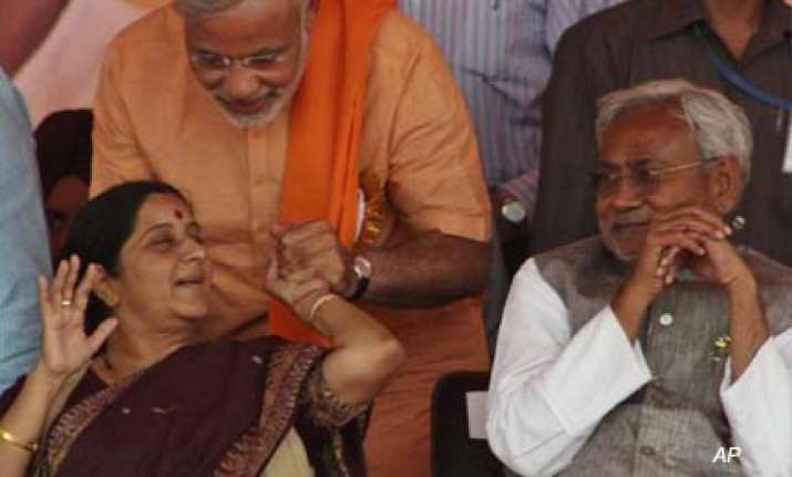 modi s magic need not work every where says sushma