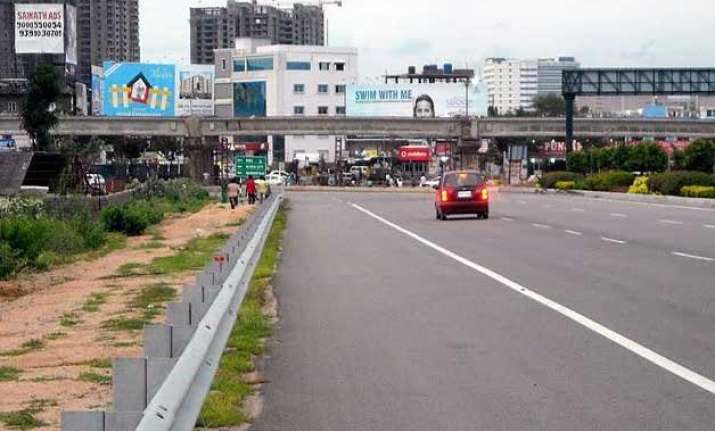 car hits man travels five km with body on roof