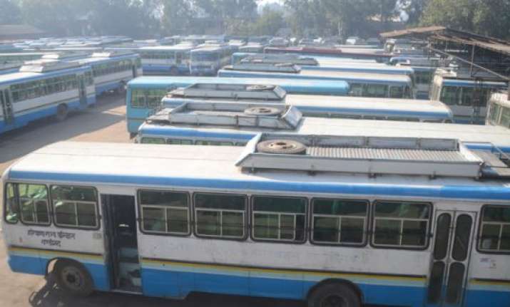 commuters stranded as haryana roadways staff go on strike
