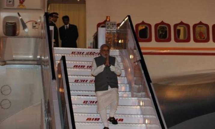 pm returns home after hectic us visit