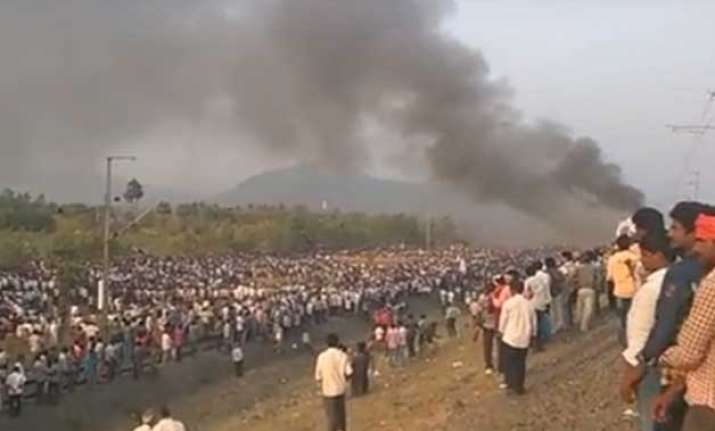 quota stir turns violent kapu s in andhra torch train