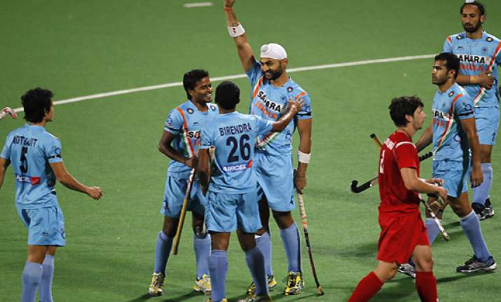 india finish league engagements with 4 2 win over poland