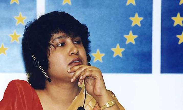 intellectuals bat for taslima s return to kolkata