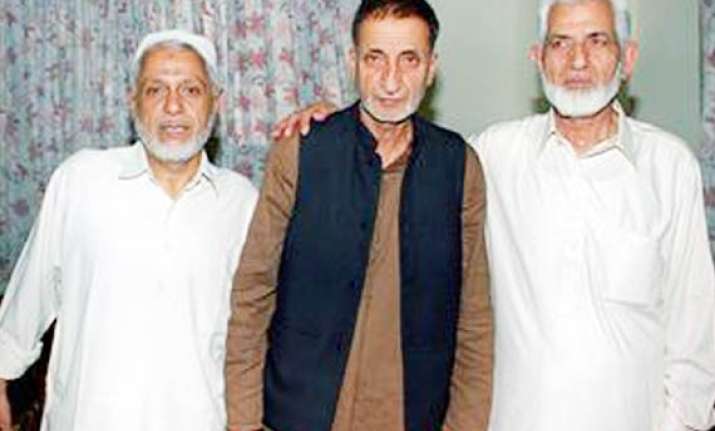 interlocutors meet ansari hurriyat suspends him