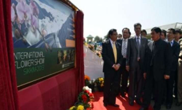 international flower show in sikkim