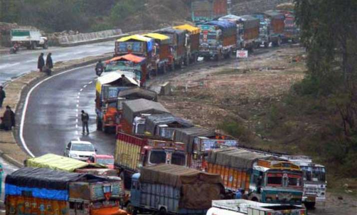 j k highway closed for several hours due to landslides