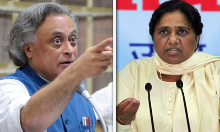 jairam ramesh rejects mayawati s defence on mnrega funds