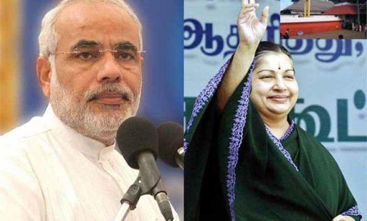 jaya congratulates modi on magnificent victory in ls polls
