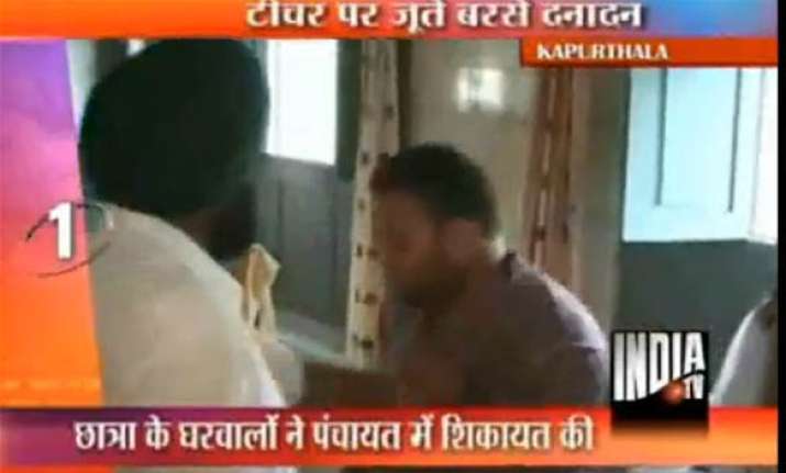 kapurthala teacher bashed up for raping student arrested