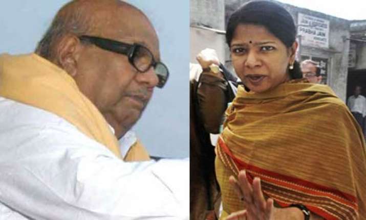 karunanidhi in delhi to meet kanimozhi