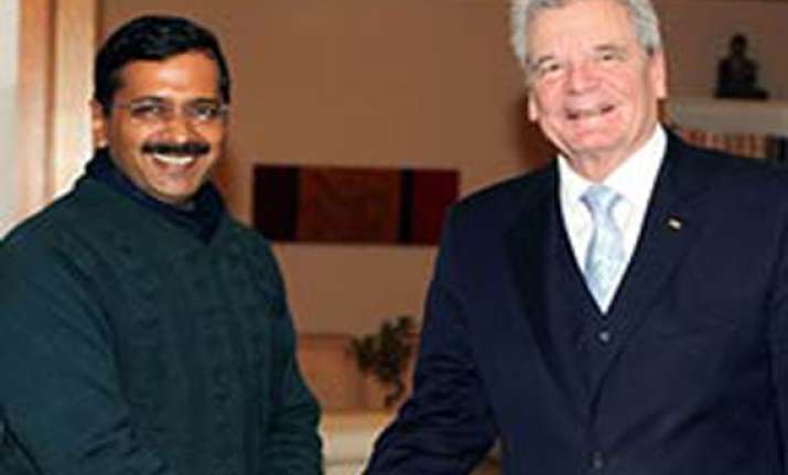 kejriwal meets german president