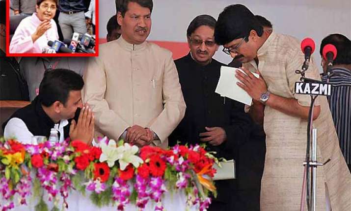 kiran bedi lashes out at raja bhaiya being made up jails