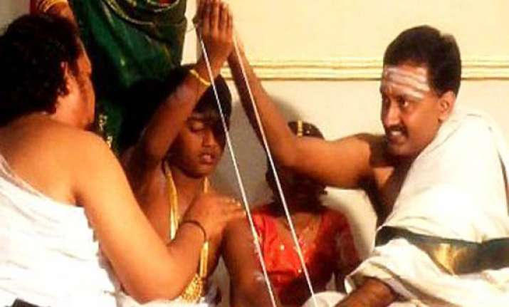 know about a village in bihar where girls wear the sacred