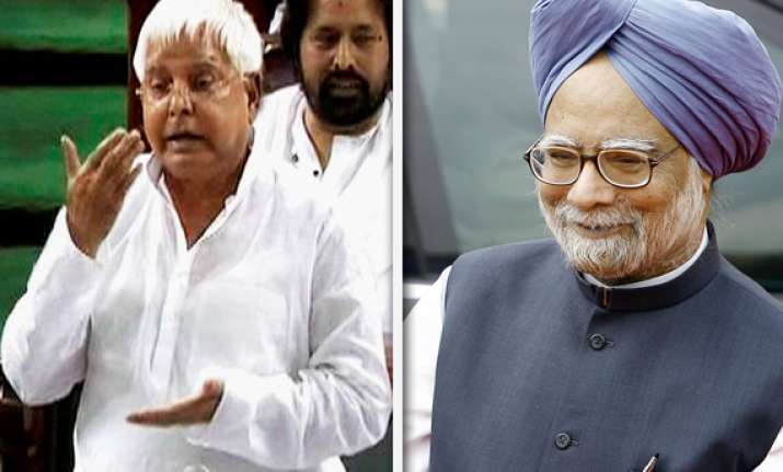 lalu asks manmohan singh to become lokpal