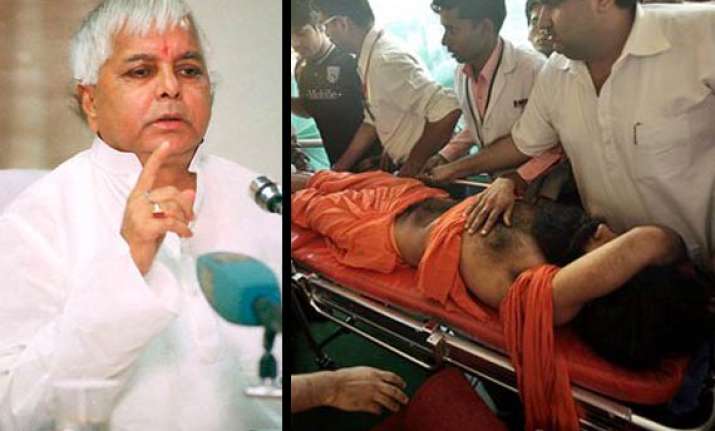 laluspeak ramdev s illness due to probe into trusts