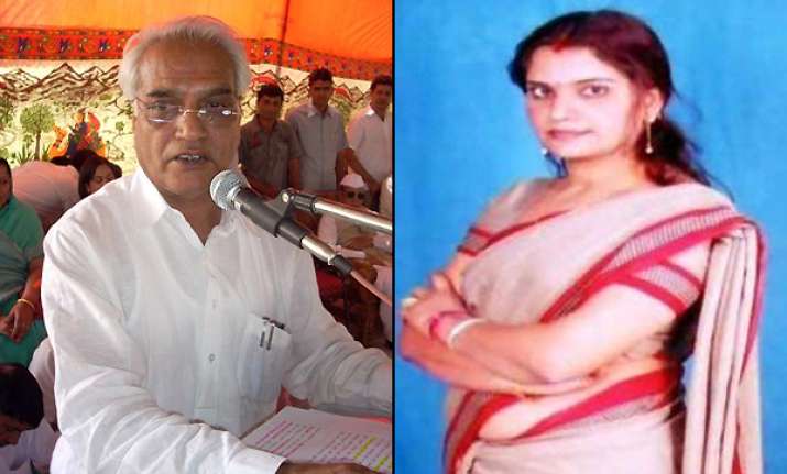 bhanwari case cong suspends maderna wife defends him