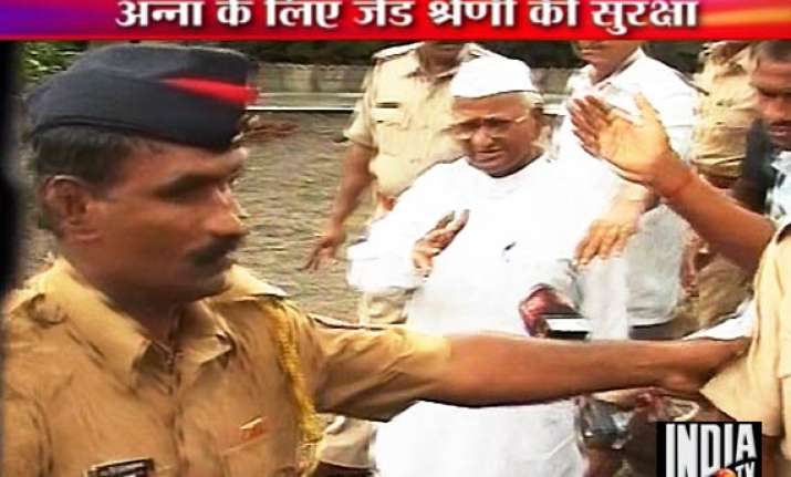 maharashtra police says anna hazare has been provided