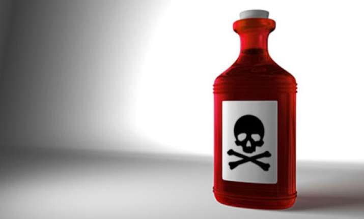 man attacks son with knife consumes acid