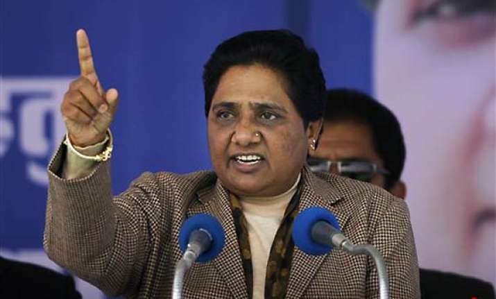 mayawati rubbishes poll surveys showing bsp faring badly