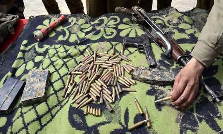 militants hideout unearthed in manipur arms seized