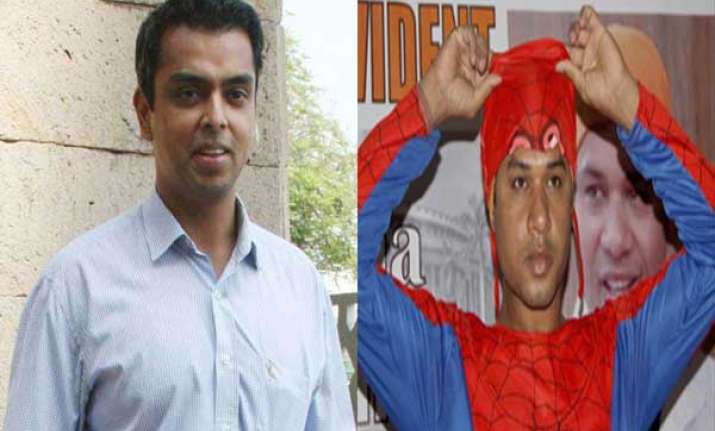 ministers spiderman iim graduate file nominations in mumbai