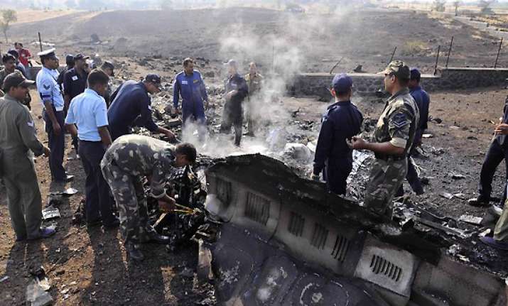 mirage 2000 fighter plane crashes in mp pilots eject